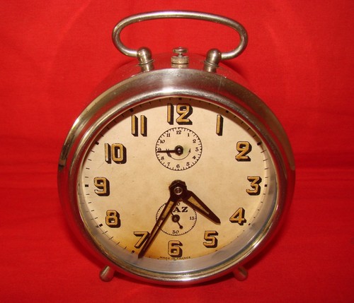 Old mechanical alarm - alarm, clock