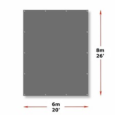 Green Waterproof Tarpaulin - Strong Tarp Sheet Premum Quality Cover 80g/sm