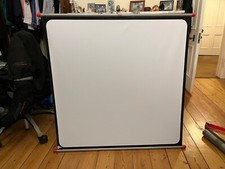 Vintage FINS Milano Film Slide Projector Screen and Case