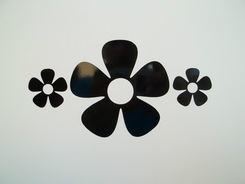 Flower stickers vinyl - 6, x
