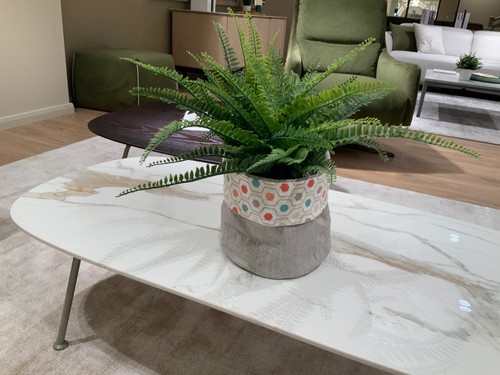 Natuzzi fabric storage pot - natuzzi,