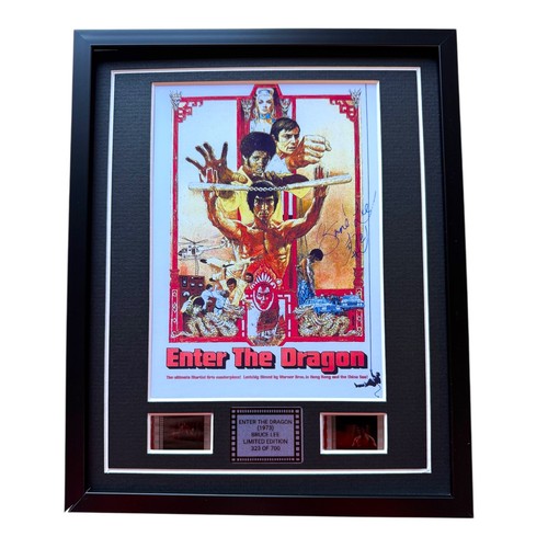 Bruce lee signed preprint - lee,