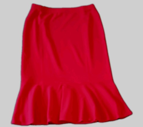 Ladies red elasticated - red,