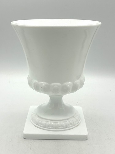 Vintage white milk glass - white,