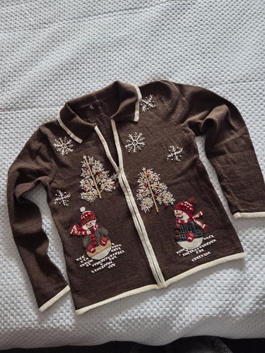 Christmas cardigan size - christmas,