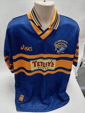 Leeds Rhinos Rugby Shirt 1999 Millennium XL Asics Rivett #22 Vintage