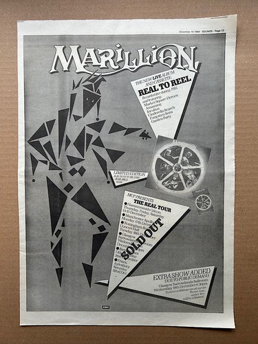 Marillion real reel poster - real,