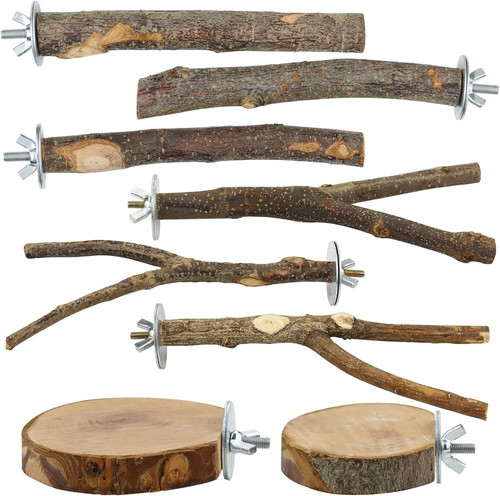 Lifafa natural wood - wood, bird