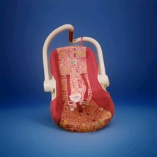 1984 Pink Pattern Baby Born Rocking Comfort Carrier with Handle and Straps