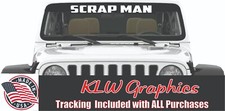 Scrap Man Decal Sticker Funny