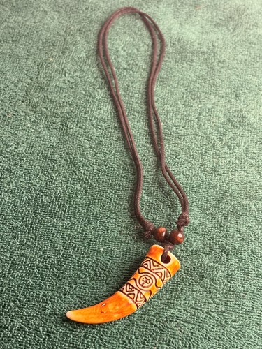 Faux yak bone - carving, tiger