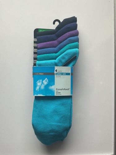 Mens cotton rich socks - rich, pairs