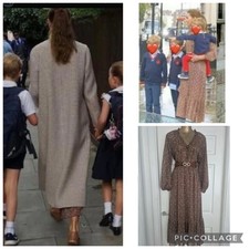 ZARA FLORAL BROWN PRINTED MIDI