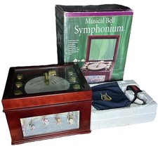 Musical Bell Symphonium Original Classics Music Box Animated Carousel 16 Disks 