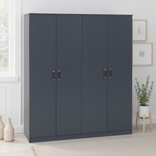 4 Door Wardrobe with Storage