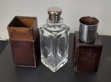 Antique travel flask decanter - travel,