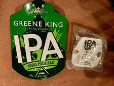 Greene King IPA Metal Pump Clip Home Bar/Man Cave