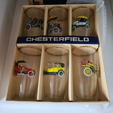 Chesterfield vintage car Motif glasses
