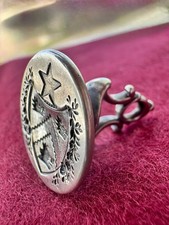 Antique georgian heraldic fob - georgian,