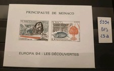 MUNICH 1994 Special Sheet Not Serrated Europe MNH**