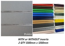2QTY 1200mm x 1200mm Pewter