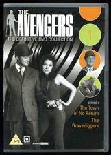 THE AVENGERS TV SERIES 4 VOL 1 RARE DEFINITIVE DVD JOHN STEED EMMA PEEL MACNEE