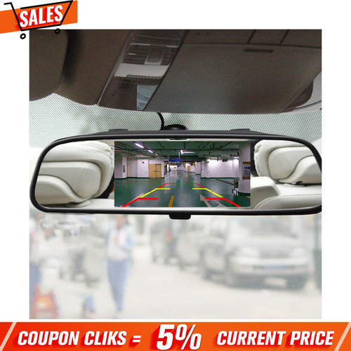 Wireless car rear view - view, night