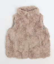 NEXT Girls Beige Gilet Jacket