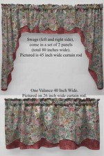 Rose Garden Country Valances