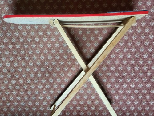 Vintage wooden ironing - wooden, board