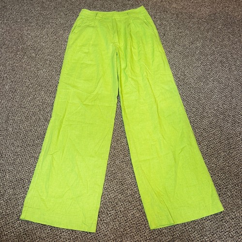 Nia lime green wide - lime, leg