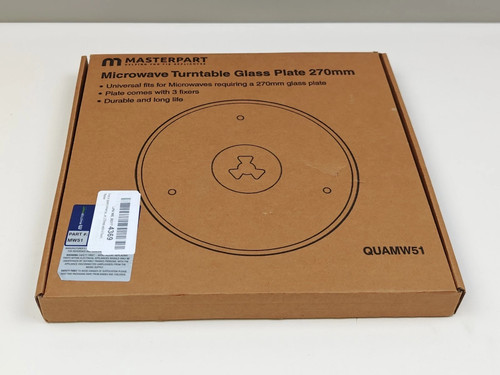 Qualtex glass turntable plate - qualtex,