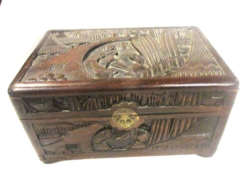 Vtg hand carved - vtg., chinese