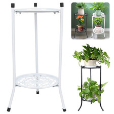 2-Tier Plant Stand for Flower Pots - Decorative Rack for Indoor & Outdoor Use