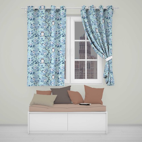 Blackout eyelet curtains - eyelet,