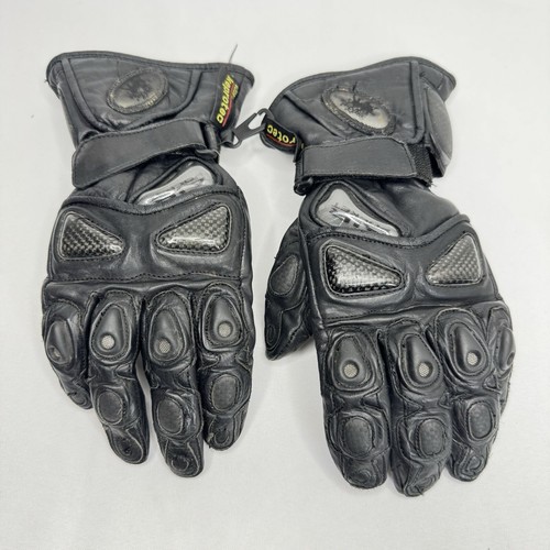Motorcycle leather gloves - leather,