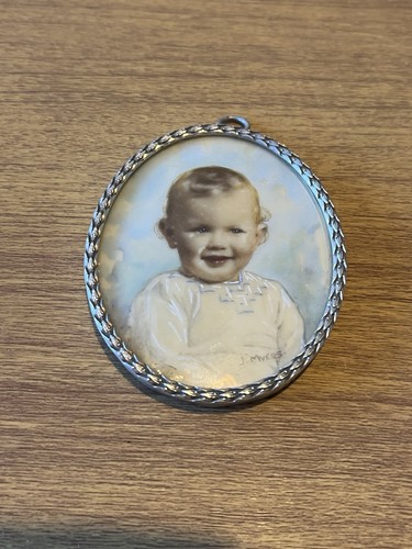 Antique oval miniature - antique,