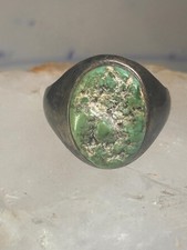 Green Turquoise Ring Nugget