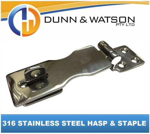 316 stainless steel hasp - stainless,