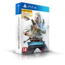 Witcher 3 Wild Hunt - Hearts Of Stone DLC PS4 with Gwent Cards