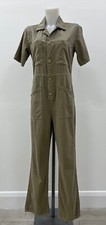Ex Primark Ladies Khaki Green Boilersuit Jumpsuit Size 4 6 8 10 12 14 16 18 20