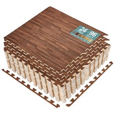 Sorbus 96 Sq. Ft. Wood Grain