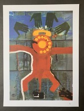 3D Robert Del Naja - In The Lab- Signed Limited Edition Print - POW Blind Stamp