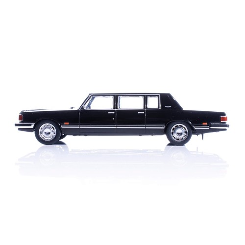 Zil 41047 black car diecast - zil-41047,