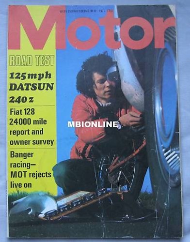 Motor magazine 1971 - magazine, 11/12/1971