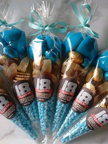 Personalised sweet cones - sweet, 18th