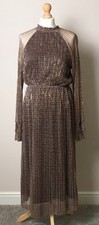 Metallic Vintage Style Midi