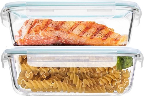 Luvan 1520ml large glass food - large,