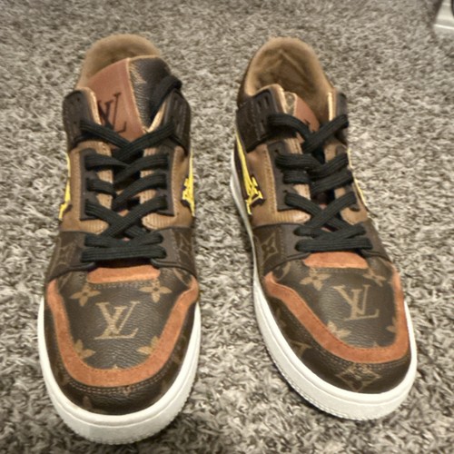 Louis vuitton trainer brown - lv,