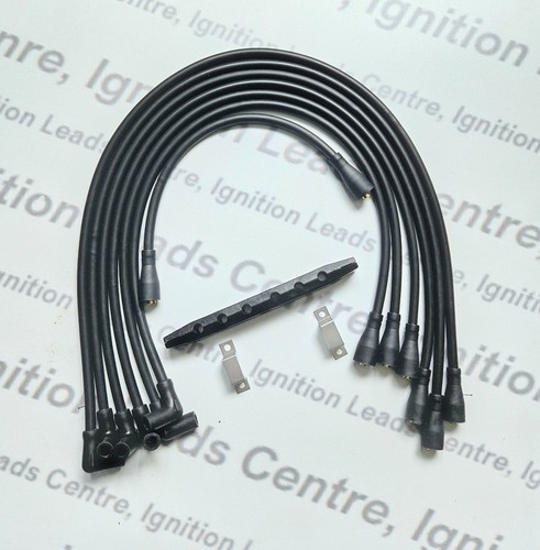 Black 10mm ignition leads - black,